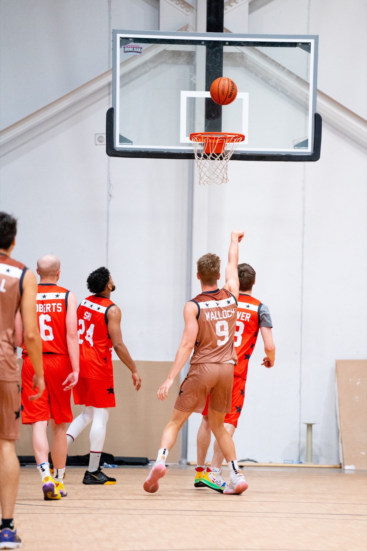 Jack taking a basketball shot